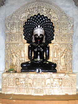 Historic Lodhruva temple sculpture of Parshvanath Bhagwan